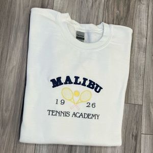 Embroidered crewneck sweatshirt